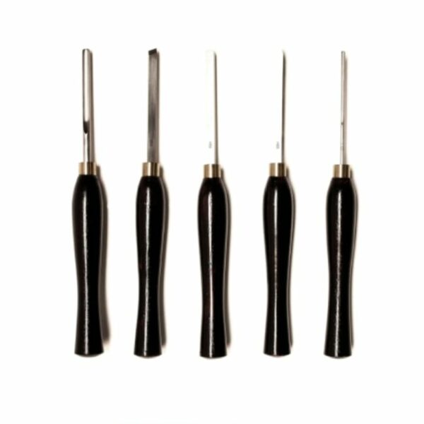 Nova 5pcs Wood Turning Chisel Set