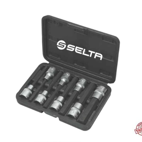 Selta 8pcs Hex Bit Socket