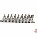 Selta 9pcs Hex Bit Socket Rail