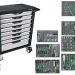 Toptul 8 Drawer Trolley with Tools
