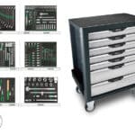 Toptul 8 Drawer Trolley with Tools