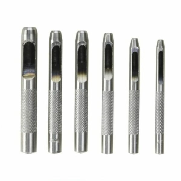 6pcs Hole/Belt Punch Set