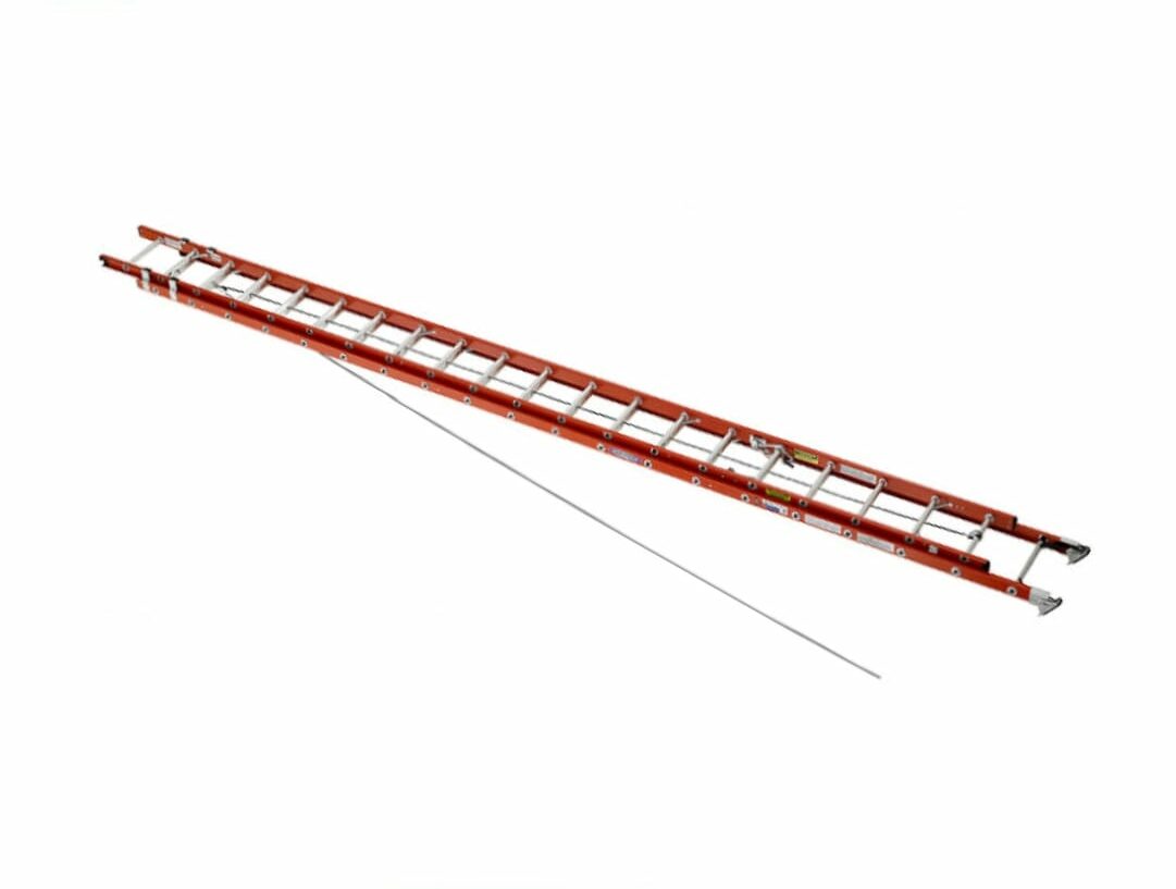 Lightweight and Safe 44ft Fiberglass Extension Ladder