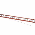 Safe and Lightweight 36ft Fiberglass Extension Ladder for Professionals