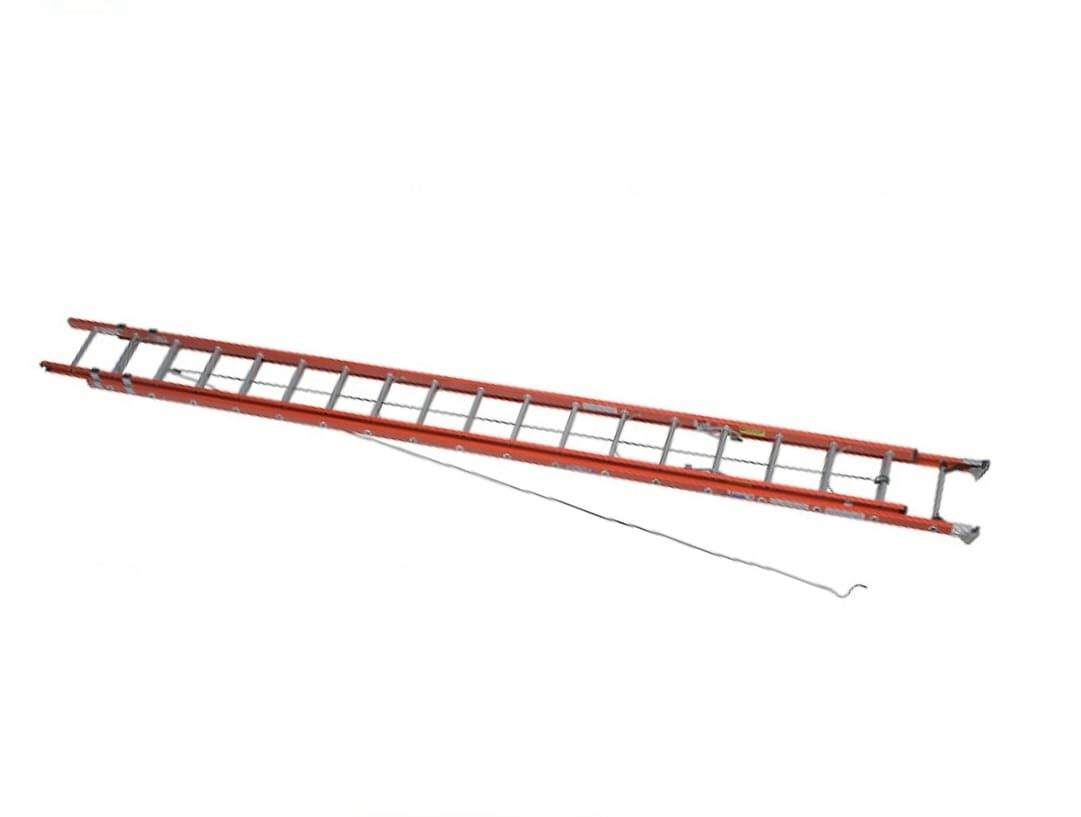 Safe and Lightweight 36ft Fiberglass Extension Ladder for Professionals