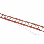 Non-Conductive 28ft Fiberglass Ladder for Electrical Work