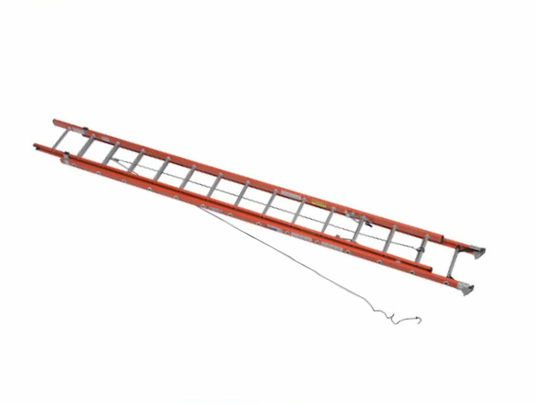Non-Conductive 28ft Fiberglass Ladder for Electrical Work