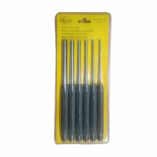 6pcs Pin Punch Set Card Packing