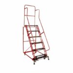 Steel Work Platform Ladder with 6 Steps