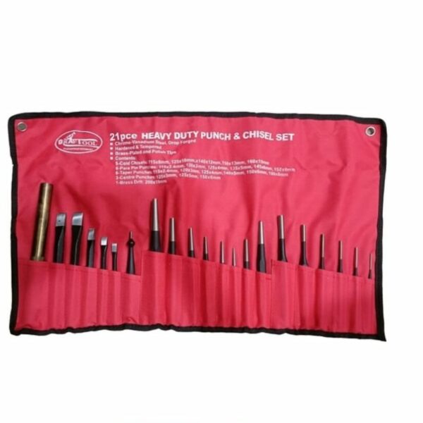 21pcs Punch & Chisel Set