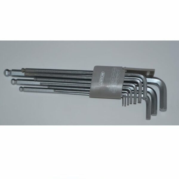 Extra Long Allen Key Set SAE Ball Type