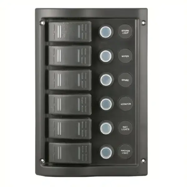6 Gang Waterproof Switch Panel