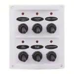 Waterproof Switch Panel 6 Gang