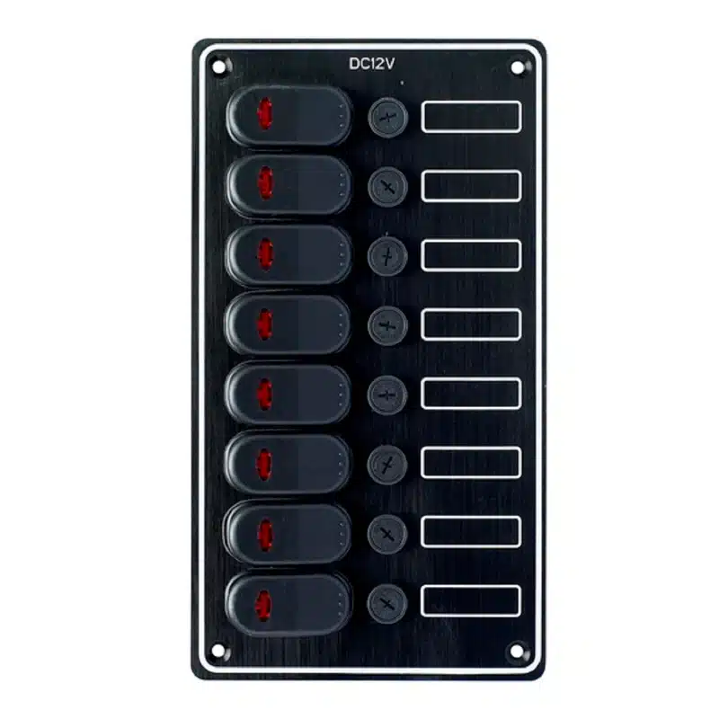 Waterproof Switch Panel 8 Gang Waterproof Switch Panel 8 Gang