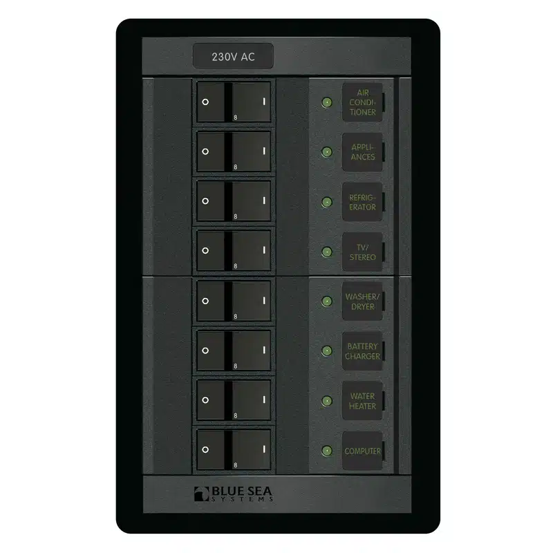 Panel 230 Volt AC 8 Position