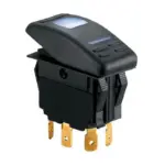 Splashproof Rocker Switch On-Off-On
