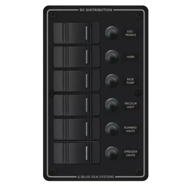 Water Resistant Panel 6 Position