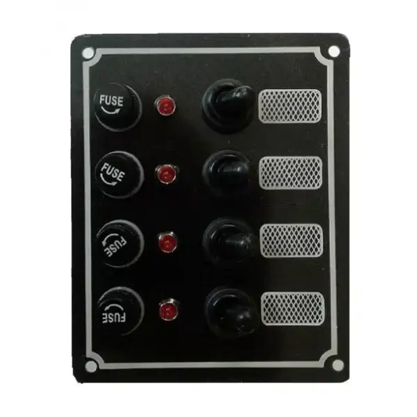 Switch Panel Toggle 4 gang