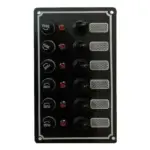 Switch Panel Toggle 6 gang