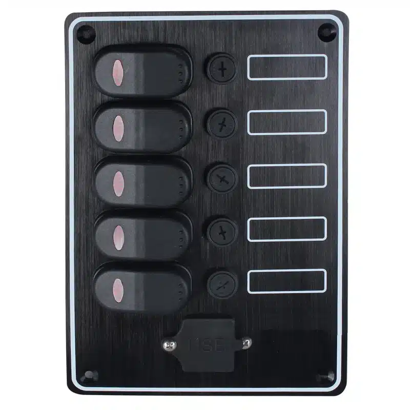 Waterproof Switch Panel with USBockets Waterproof Switch Panel with USB