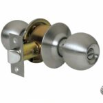 Godrej 60mm Keyless Round Lock Matt Black