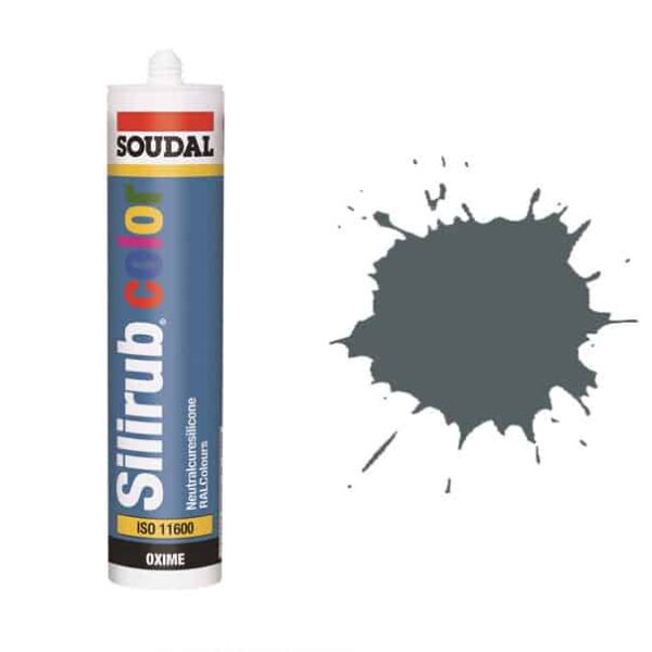 Soudal Metallic Gray Adhesive Silicone