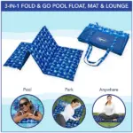 Aqua 3-in-1 Unisex Adult Fold & Go Pool Float - Image 4