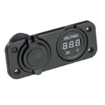 2 Port USB Socket with Volt Meter