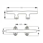 Hollow Base Cleat - Image 2