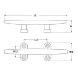 Low Silhouette Cleat - Image 3