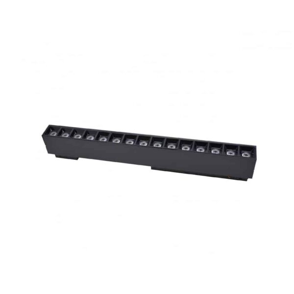 LED TRACK GRID LNE LIGHT 10 LED Black 20Watt 3000k