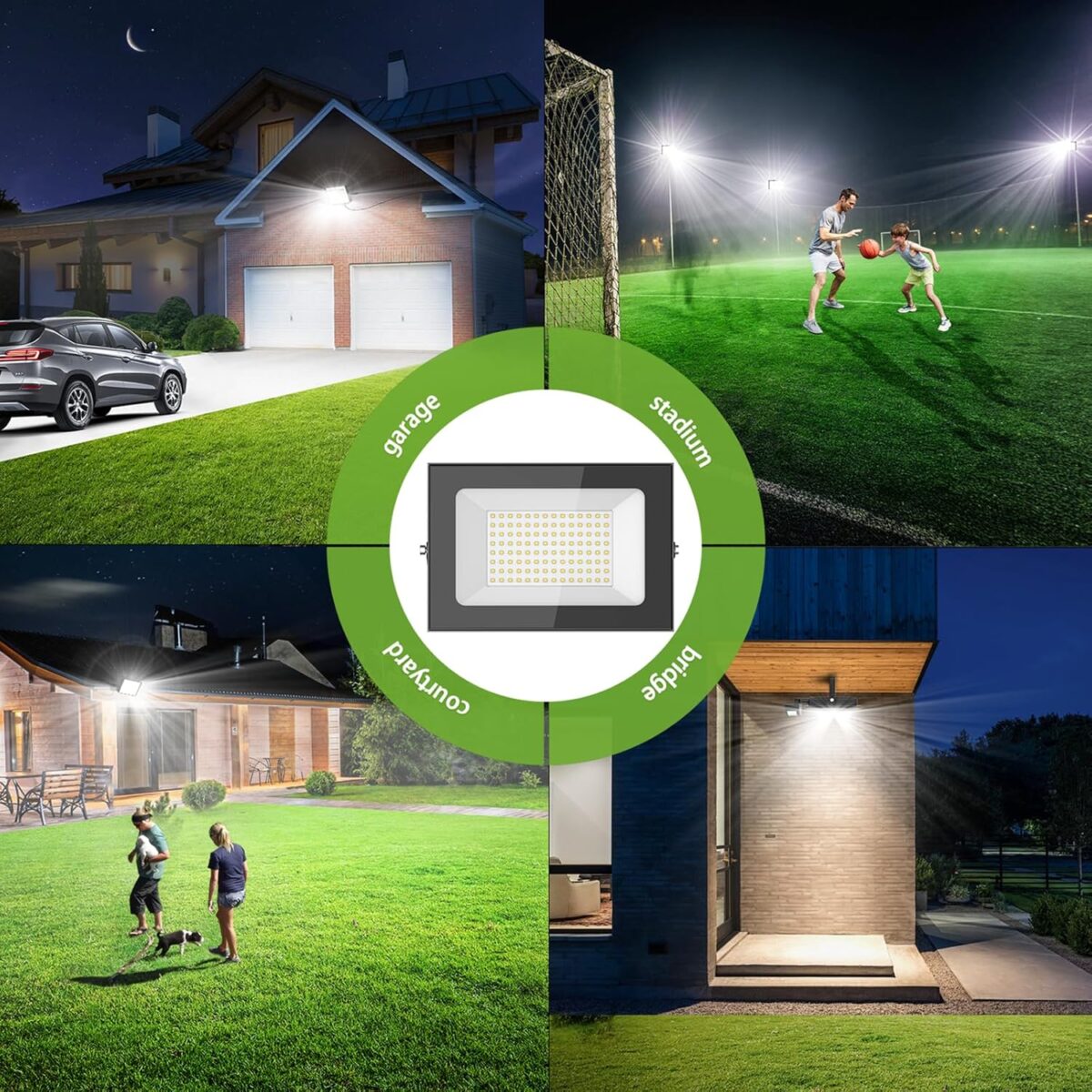 SL LED Flood  Light 400W  Warm White - Image 2