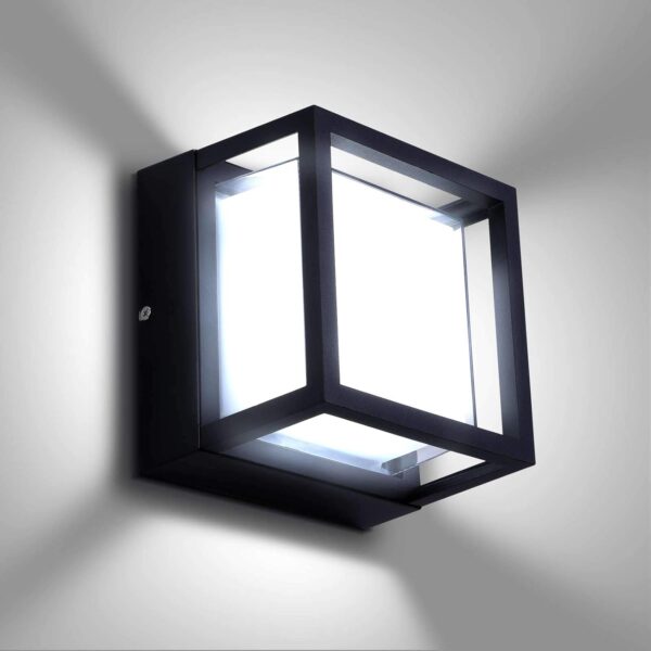 SL LED Wall Light Square Aluminum Body 12Watt