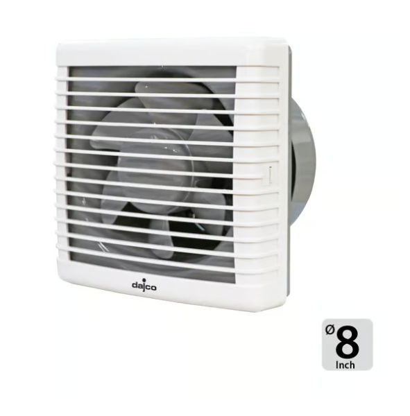 DAJCO Exhaust Fan 8"with auto shutter 30 watt