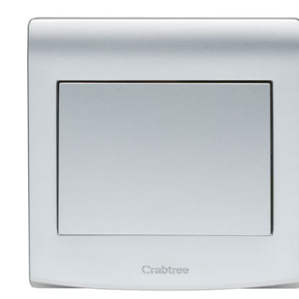 CRABTREE 10AX 1 gang intermediate switch WR Silver
