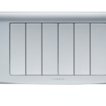 CRABTREE 10AX SP 6 GANG 2 WAY SWITCH WIDE ROCKER SILVER