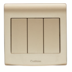 CRABTREE 10AX SP 3 qanq 2 way switch WR Gold