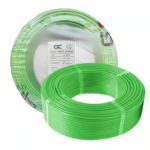 GULF CABLE Wire 1mm, Cu/Pvc,Single Core, Green