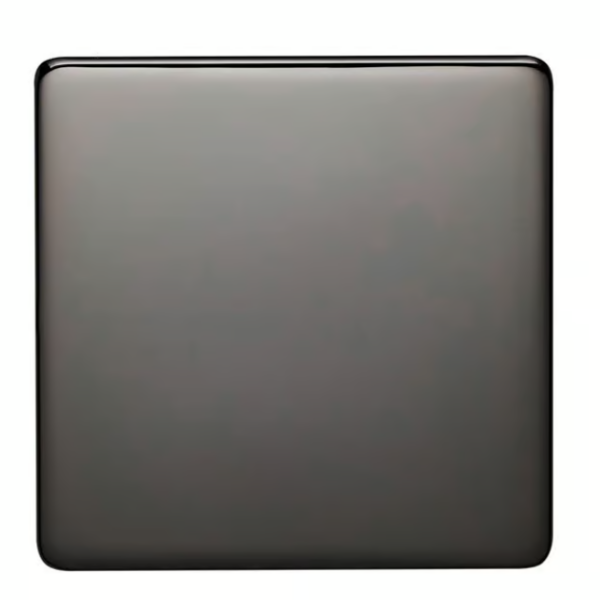 CRABTREE 1 Gang Blank Plate Platinum