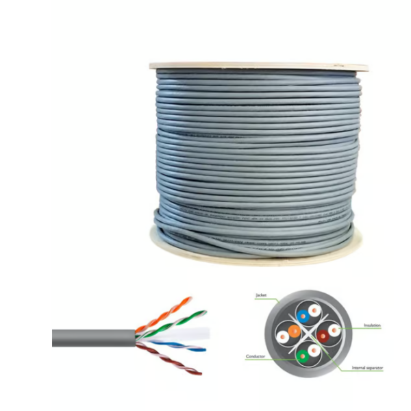 MOLEX Cat6 network Cable 305m Grey Color