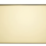 CRABTREE 2 Gang Blank Plate Gold