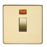 CRABTREE 20A DP Switch with Neon Gold