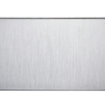 CRABTREE 2 Gang Blank Plate Satin Chrome