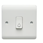 CRABTREE Instinct 10A Retractive 2 Way Switch with Bell Symbol
