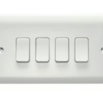 Crabtree Instinct 10A SP 4 Gang 2 Way Switch