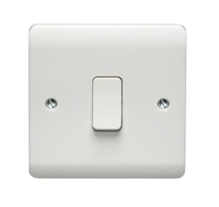 Crabtree Instinct 10A SP 1 Gang 1 Way Switch