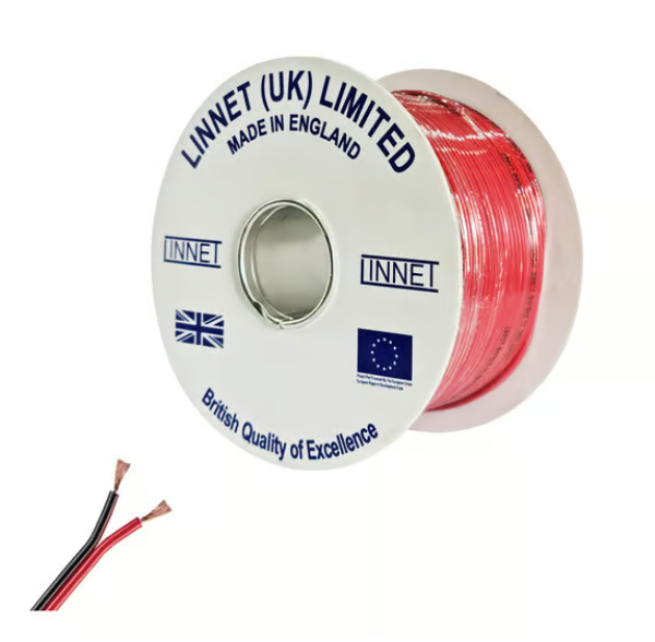 LINNET SPEAKER CABLES 2.5 SQ. MM 100y Red / Black