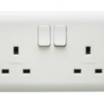 Crabtree Instinct 13A DP 2 Gang Switch Socket