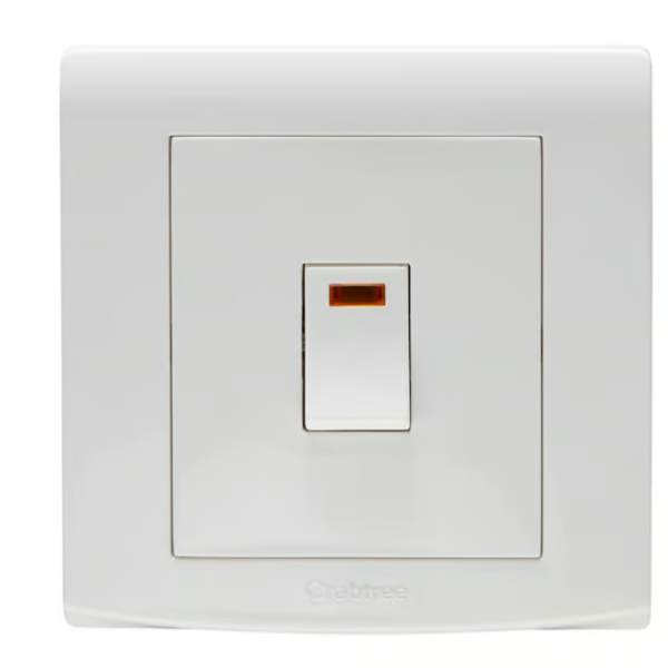 CRABTREE 32AX DP 1 gang switch with neon