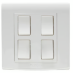 CRABTREE 10AX 4 gang 2 way switch